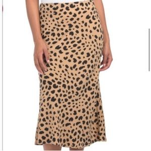Cheetah Print Skirt